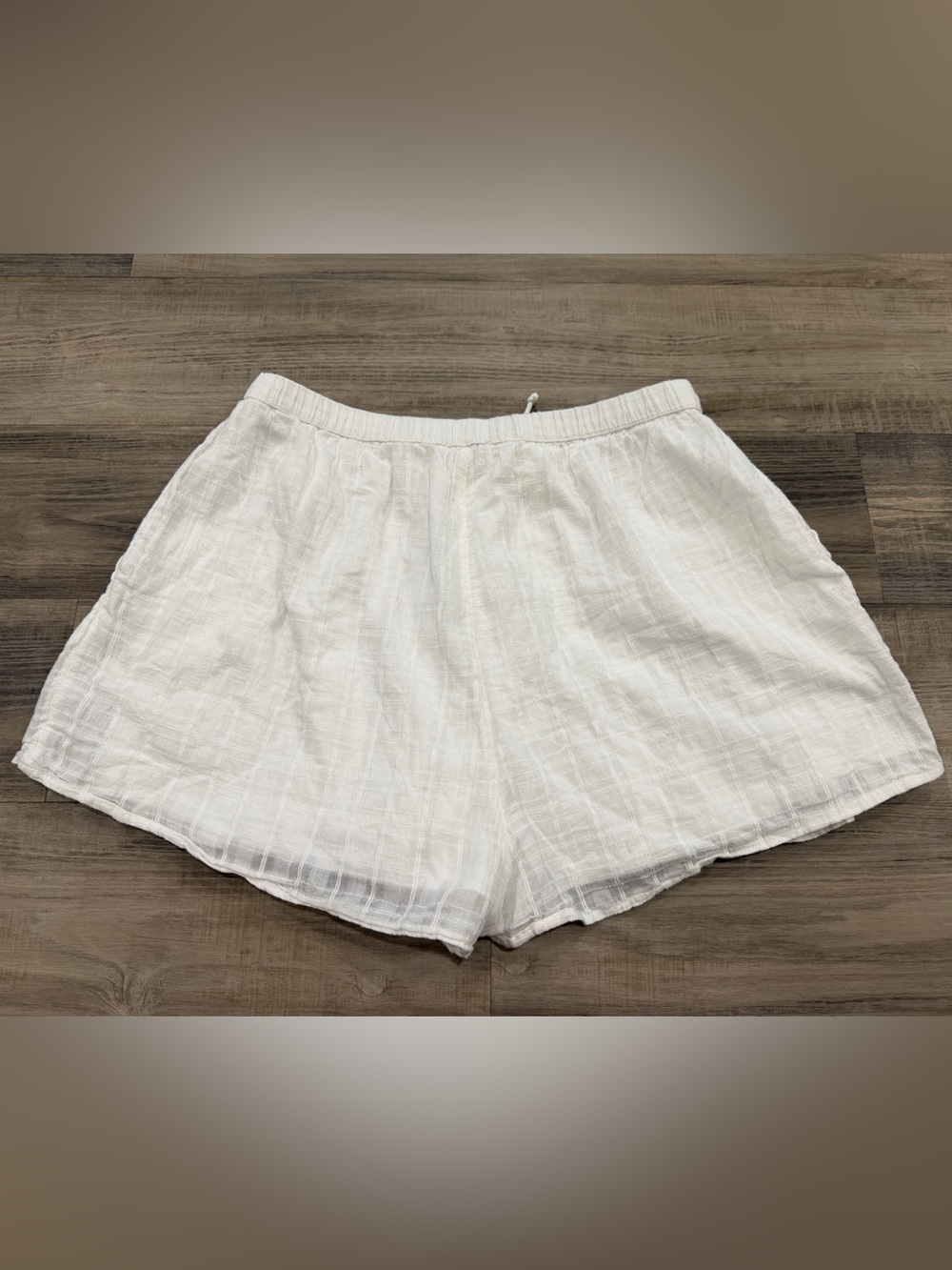 American Eagle Outfitters White Cotton Gauze Mini Skort - Picture 4 of 6